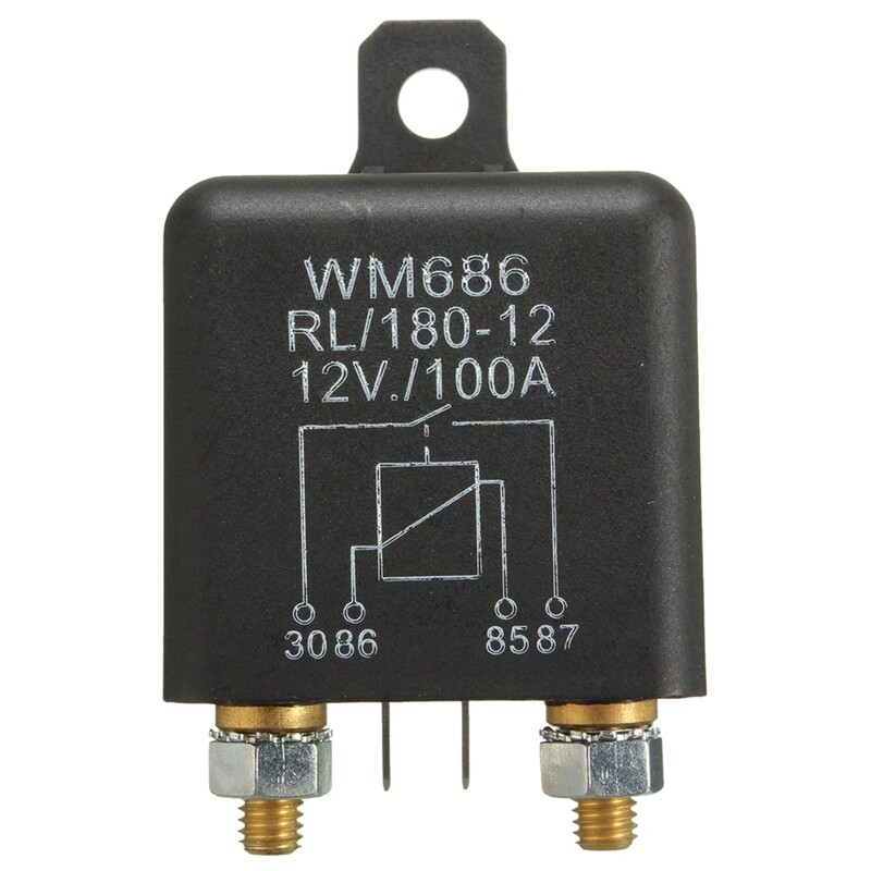 1PC WM686 12V 100A 120A 200A 4-Pin Heavy Duty ON/OFF Switch Split Charge Relay