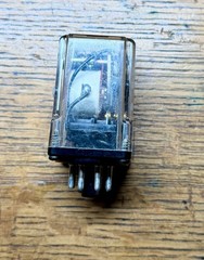 Line Electric MKP2A 120VAC Control Relay 5A DPDT 8-Pin Octal Base Industrial Lot