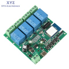 4 Channel Relay Switch Module Tuya Smart WIFI Remote Control Relay 2.4GHz 433MHz