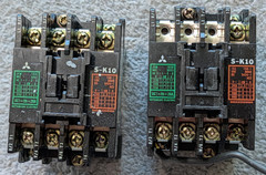 Mitsubishi S-K10 Contactor (LOT OF 2)