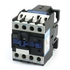 CJX2-2510 110V Coil 3 Poles 3P NO 35mm DIN Rail Mounting DIN Rail AC Contactor