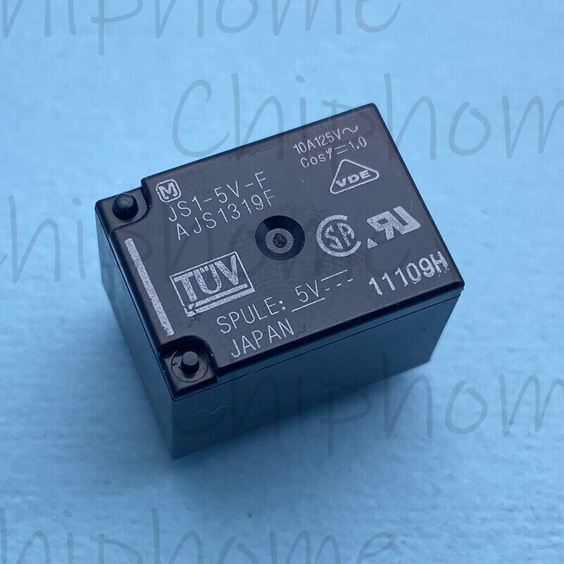 1PC Panasonic JS1-5V-F AJS1319F 5VDC Power Relay 5Pins