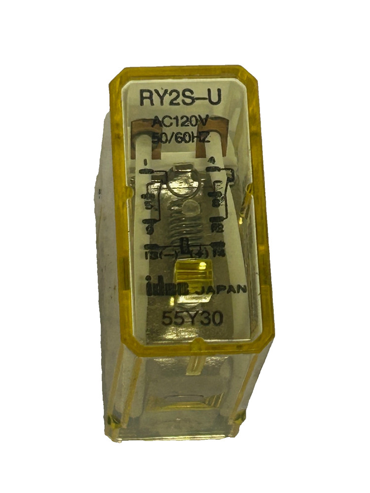 Idec RY2S-U 120V Relay w/Socket Base SY2S-05 New