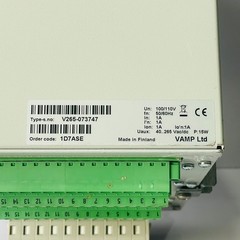 SCHNEIDER ELECTRIC VAMP 265 V265-073747 1D7ASE DIFFERENTIAL PROTECTION RELAY
