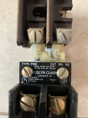 Joslyn Clark Cat. No. 5SRR-76 Relay TB-139-1 110-120V AC