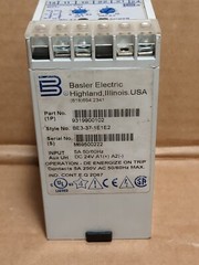 Basler Electric Be3-37-1E1E2 Overcurrent Relay 5a 250v 50/60hz
