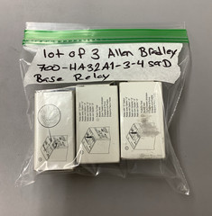 Lot of 3 Allen Bradley 700-HA32A1-3-4 Tube Base Relay 10A 120VAC (b552)