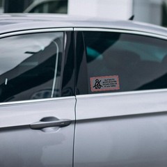 10-Pack “Seat Belts Must Be Worn at All Times” Vehicle Warning Sticker, 2×4 Inch
