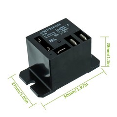 NT90-DC12V-10X Power Relay DC 12V Coil 120 VAC 30A 40A SPDT(1NO 1NC) with Flange