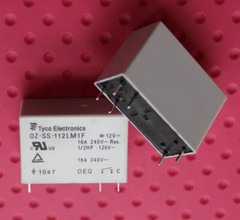 2pcs Miniature Power Relay Replacement For TE OZ-SS-112LM1F 16A 12VDC 6-Pins