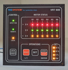 TECSYSTEM VRT-600 Transformer Protection Relay & Fan Controller