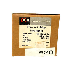 Cutler-Hammer 9575H2441 Type AA Relay, 16A