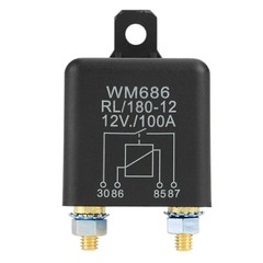 12V 100A Normal Open Heavy Duty Car Starter Relay for Control Battery ON/OFF