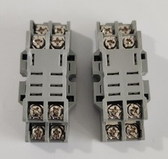 *NEW SURPLUS* IDEC [4] RH2B-UL Relay 110-120VAC & [2] SH2B-05 Base + Warranty!