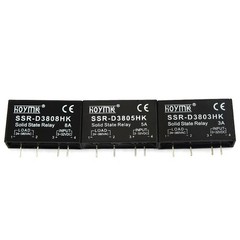 Solid State Relay PCB SSR-D3803HK D3805HK D3808HK 5A DC-AC Dedicated Pins Mount