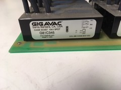 (8) GIGAVAC G81C345 High Voltage SPDT Relays on PC Board (10KV 26.5 VDC COIL)