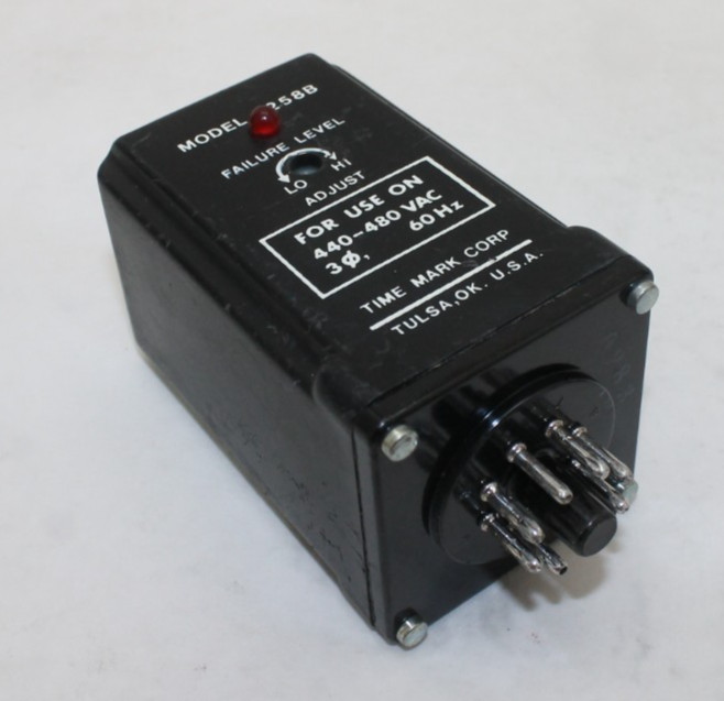 Time Mark Corporation Black A258B 3-Phase Power Monitor