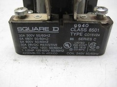 SQUARE D 8501C015V24 SER.C POWER RELAY UNMP