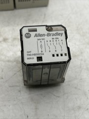 Lot Of 2 Allen Bradley 700-HB33Z24 Series D Square Base Relay See Pics