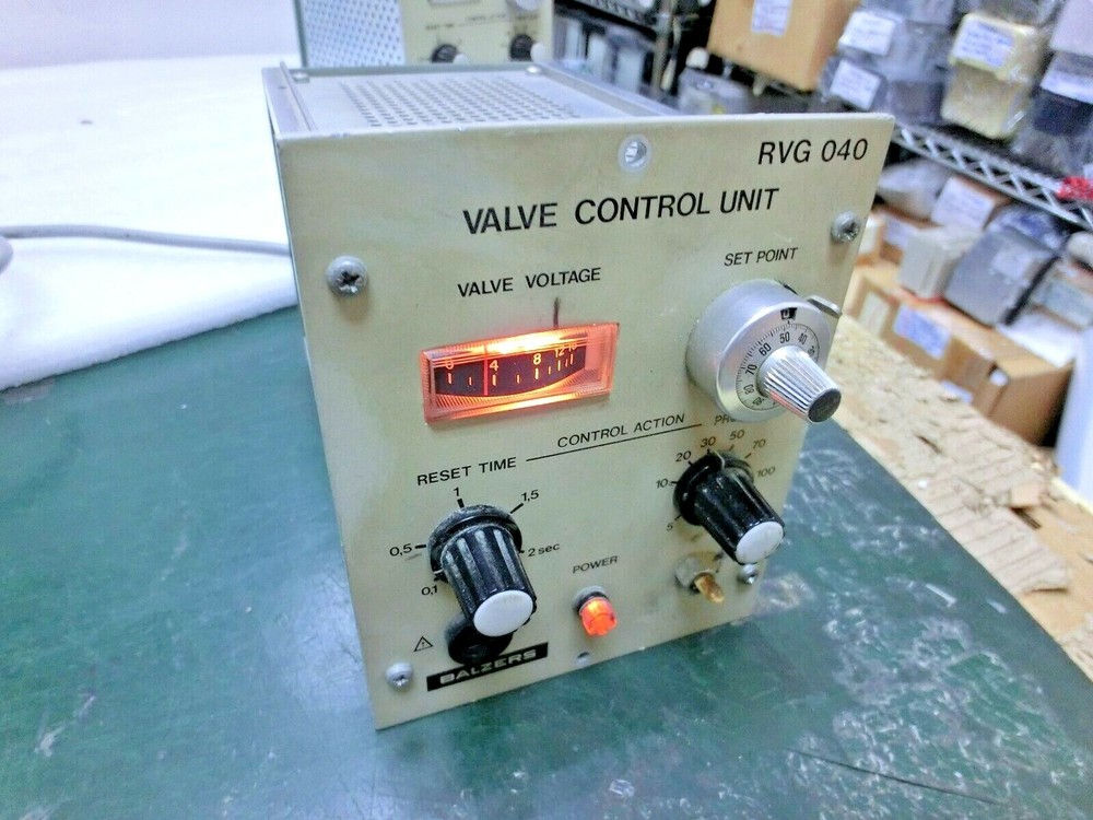 Balzers RVG040 Valve Control Unit,220V 50c/s,BGM12 504/2494,Used,Ger+6928