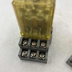 Lot Of 2 Idec RR3B-U Relays On P&B 27E893 Sockets