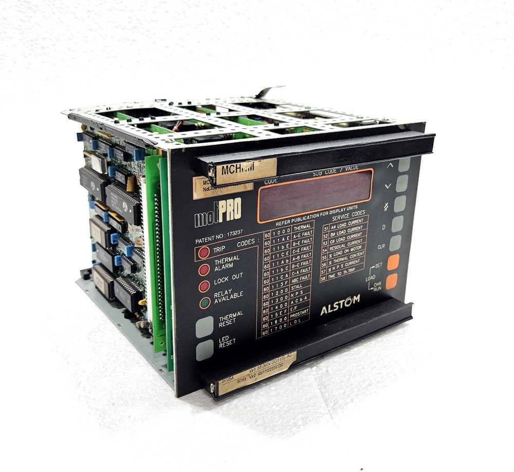 ALSTOM MOTPRO MCHNM PROTECTION RELAY MCHNM01H1AB0500A