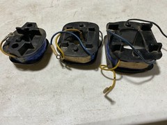 Lot of 3 Toshiba Blue Coils 200V 50Hz, 200-220V 60Hz, NOS no box