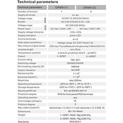 Electronic Latching Relay Memory Relay Impulse Relay GRM8-02,AC/DC12V~240V 16A