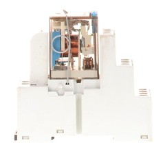 Allen Bradley 700-HC22Z24-3-4 SER A Relay W/ Din Rail Base 700-HN104 & 700-ADL1