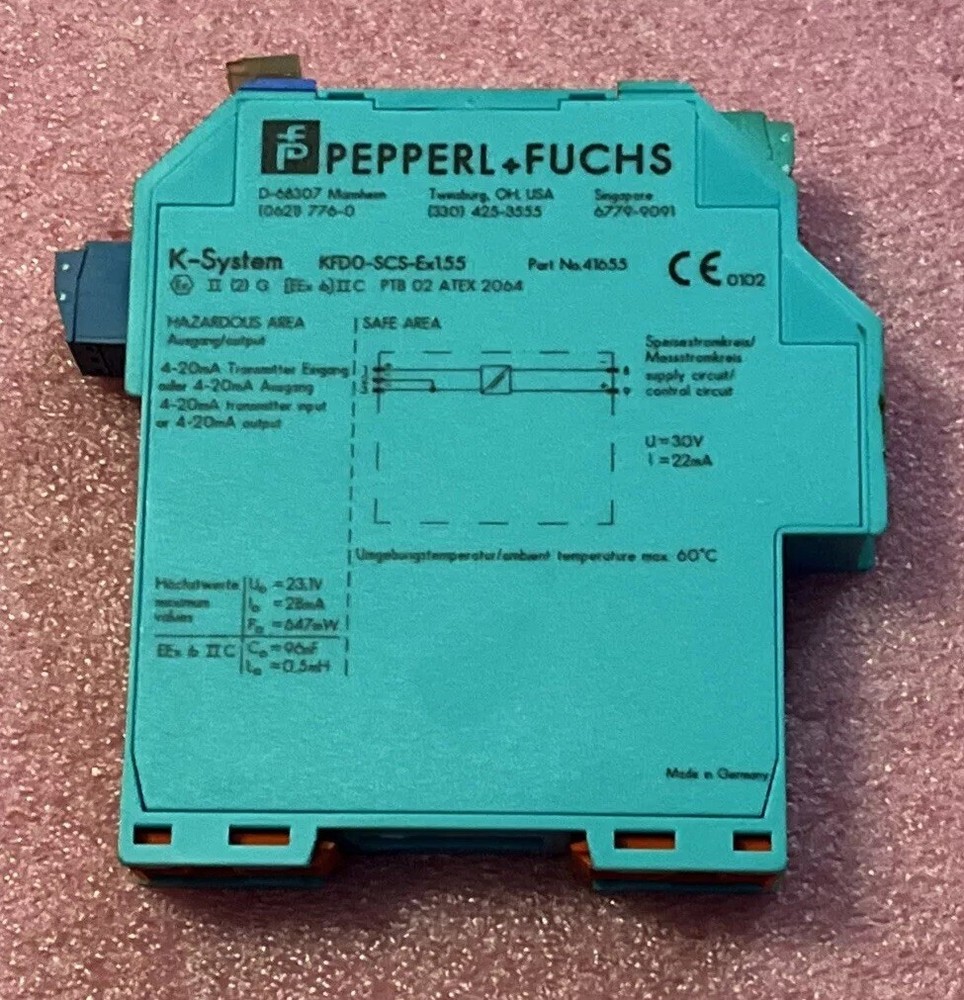 PEPPERL+FUCHS KFDO-SCS-EX1.55 Switch Amplifier 41655
