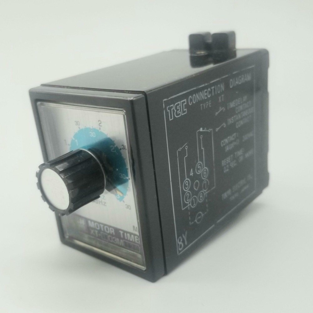 Tokyo Electric Corp TEC XT-103M-120V Motor Timer, 0-30 Min, 120 VAC