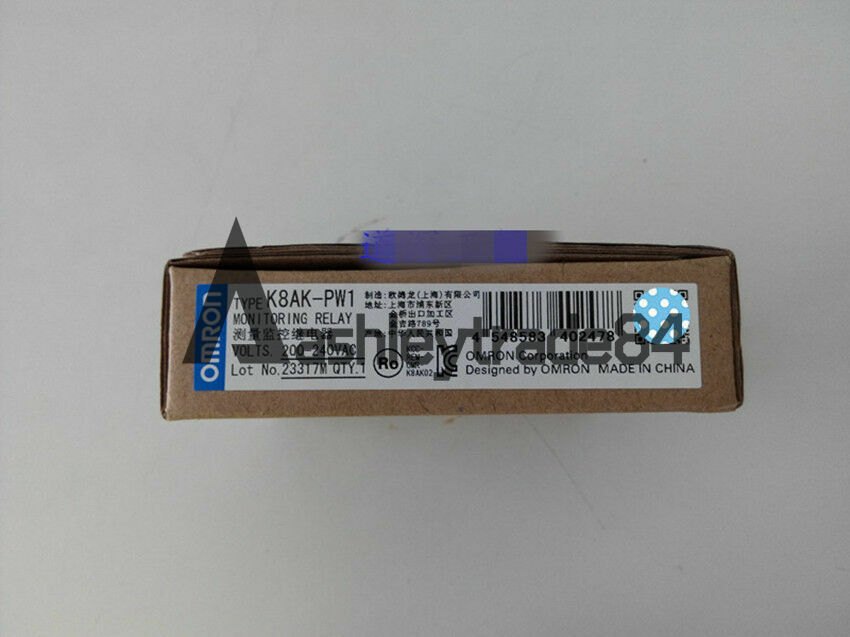 1 PCS NEW IN BOX OMRON three-phase voltage relay K8AK-PW1
