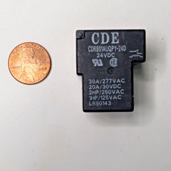 CDE 24VDC SPST PCB Mount Relay CDR801AUQPY-24D