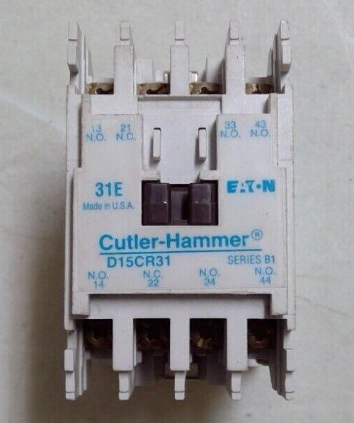 CUTLER-HAMMER EATON D15CR31AB Freedom Series Multipole Relay 3NO/1NC 120VAC