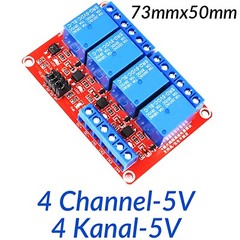 5V/12V/24V Relay Module 4 Channel Raspberry Pi ESP8266 ESP32 Optocouple Trigger