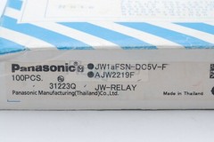 JW1AFSN-DC5V-F LOT 100 PIECES 1 FORM A 10A 250VAC 5V PANASONIC STOCK IN ITALY