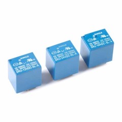 Songle Relay SRU-05V/12V/24VDC-SL-A 15A 4 Pin PCB Mount Relays Blue