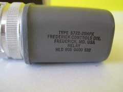 FREDERICK CONTROLS RELAY HLD 805 0000 532 TYPE 5722-25HPX SU 14 PIN MALE LOCKING