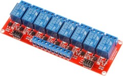8-Channel Relay Module High Low Level Trigger OPTO-Isolat Style: 8-Channel 24V