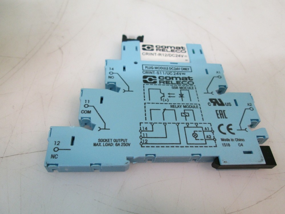 Releco CRINT-C112/UC24V R9938 Relay Interface Module 1 x C/O 3µ Au Screw 24VACDC
