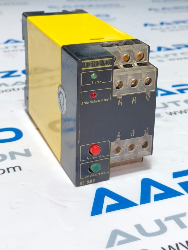BENDER UG140P 24VDC EARTH FAULT RELAY FOR IT DC SYSTEMS B916382 UG-ISOMETER USED
