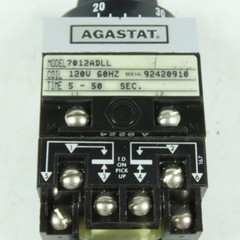 Agastat 7012ADLL Timing Relay 120V Coil 5-50s On-Delay