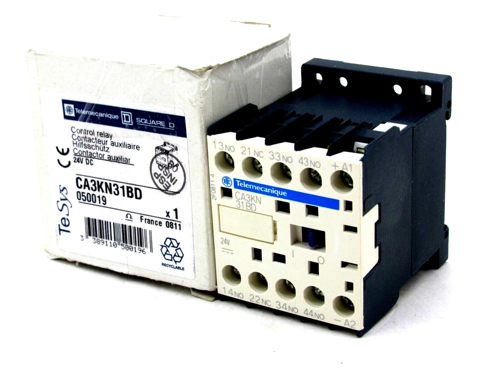 NEW SCHNEIDER ELECTRIC / TELEMECANIQUE CA3KN31BD CONTROL RELAY