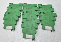 10 Qty Of Phoenix Contact PLC-BSC-24DC/21 Relay ORD. NO. 2966016 With 2961105