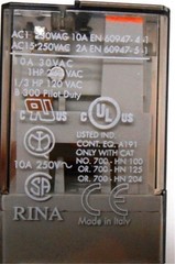 ALLEN BRADLEY, TUBE BASE RELAY, 700-HA32A1, SER D, WITH SOCKET 0435H