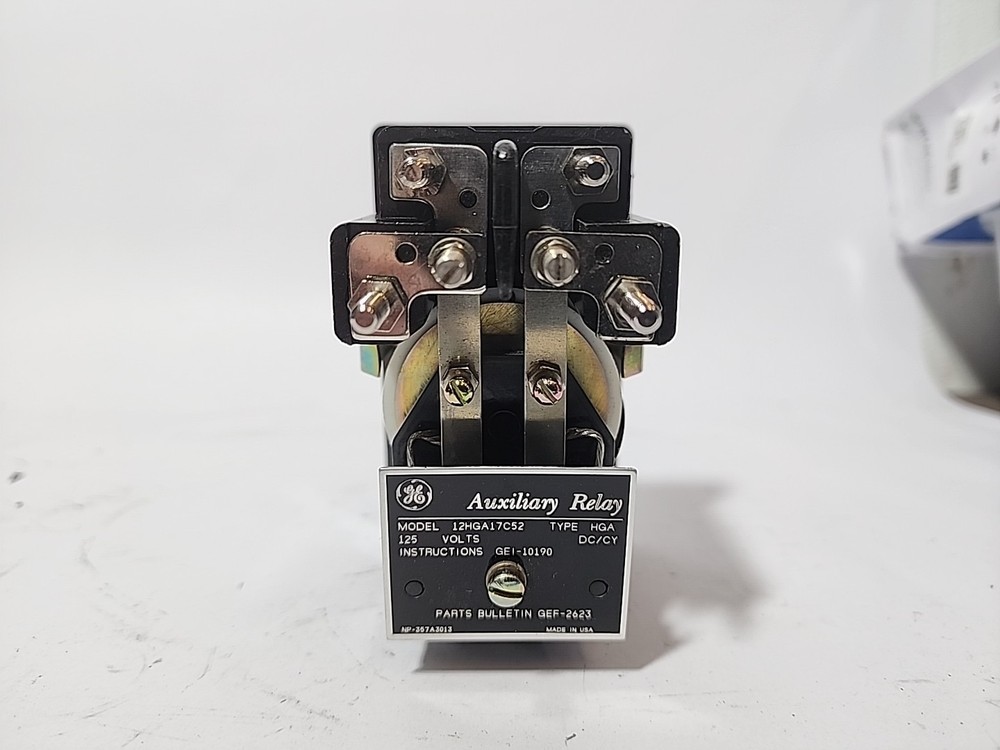 General Electric 12HGA17C52 Auxiliary Relay