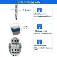 24V Electromagnetic Relay SPDT 6A with LED Indicator – Ultra Thin DIN Rail Mount