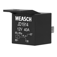 JD1914 12V 40A 5 Pin SPDT Waterproof Automotive Relay, 2 Pack for Car Truck Boat