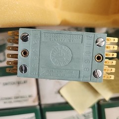 53x Lot T-bar Switch Relay New Old Deadstock 800 Series Gold Plated Aero Servers