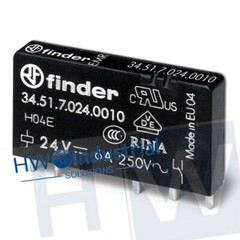 NEW Finder Power Relay 34.51.7.024.0010 24VDC 5-pin